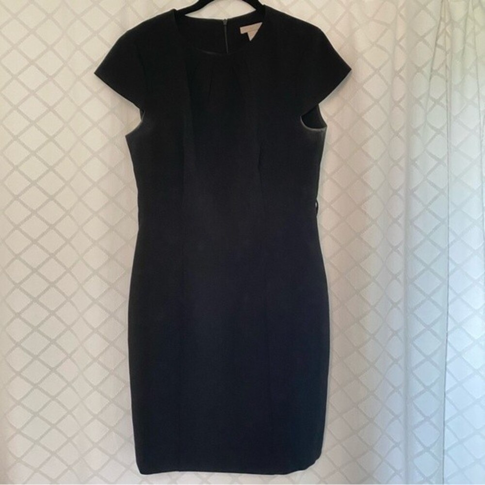 H&M Black Sheath Dress Cap Sleeve Business Career Work Classic Women's Medium